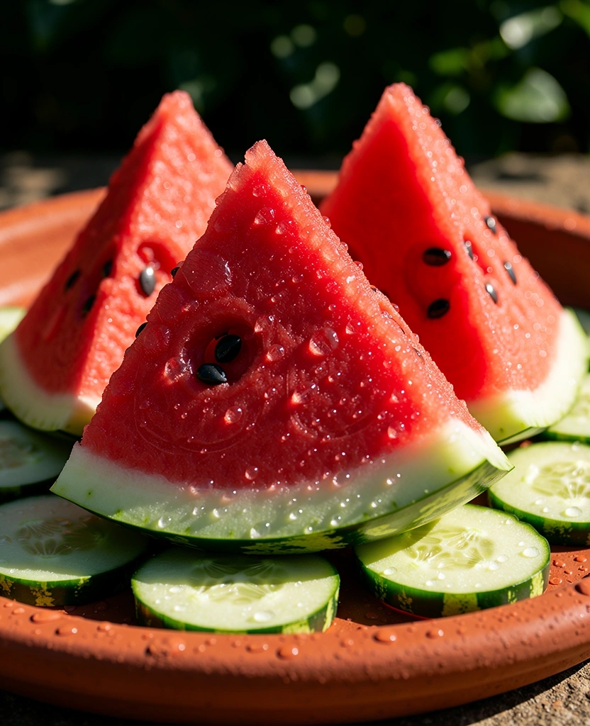 Water-rich foods for hydration